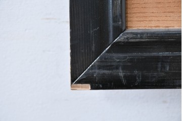 ヴィンテージ建具　昭和中期から昭和後期　欅(ケヤキ)材　雅弘作　松竹梅の彫刻が見事な欄間2枚セット　(R-088459)