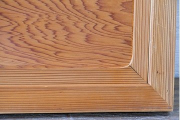 ヴィンテージ建具　昭和中期から昭和後期　鳳凰の意匠が美しい透かし彫り欄間2枚セット　(R-088461)