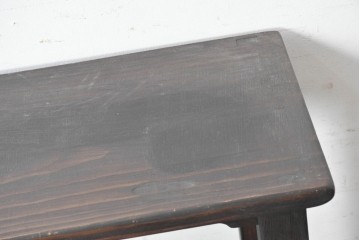 和製ヴィンテージ　杉材　アンティーク調のオープンシェルフ　(R-088469)