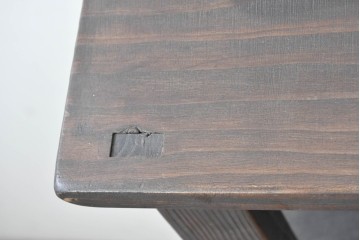 和製ヴィンテージ　杉材　アンティーク調のオープンシェルフ　(R-088469)