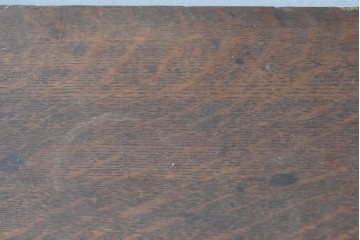 イギリスアンティーク　オーク材　クラシカルな佇まいのシューズラック　(R-088470)