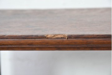 イギリスアンティーク　オーク材　クラシカルな佇まいのシューズラック　(R-088470)