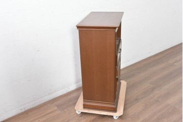 中古　美品　maruni(マルニ木工)　地中海ロイヤルシリーズ(ROYAL)　上品な金具が映える格調高い電話台　定価約15万円　(R-088472)