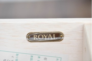 中古　美品　maruni(マルニ木工)　地中海ロイヤルシリーズ(ROYAL)　上品な金具が映える格調高い電話台　定価約15万円　(R-088472)