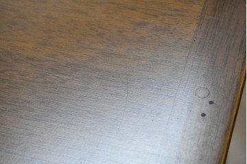 中古　美品　maruni(マルニ木工)　地中海ロイヤルシリーズ(ROYAL)　上品な金具が映える格調高い電話台　定価約15万円　(R-088472)