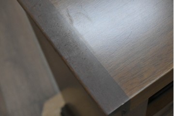 中古　美品　maruni(マルニ木工)　地中海ロイヤルシリーズ(ROYAL)　上品な金具が映える格調高い電話台　定価約15万円　(R-088472)