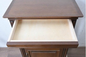 中古　美品　maruni(マルニ木工)　地中海ロイヤルシリーズ(ROYAL)　上品な金具が映える格調高い電話台　定価約15万円　(R-088472)