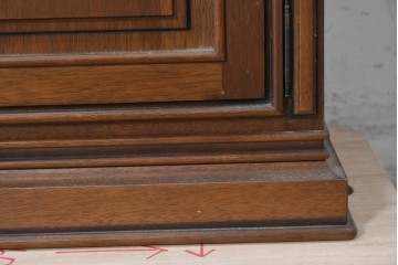 中古　美品　maruni(マルニ木工)　地中海ロイヤルシリーズ(ROYAL)　上品な金具が映える格調高い電話台　定価約15万円　(R-088472)