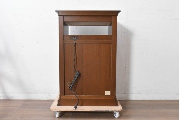 中古　美品　maruni(マルニ木工)　地中海ロイヤルシリーズ(ROYAL)　上品な金具が映える格調高い電話台　定価約15万円　(R-088472)