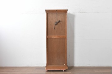 中古　美品　maruni(マルニ木工)　地中海シリーズ　照明付きでコレクションを美しく魅せるキュリオケース64　定価約33万円　(R-088474)