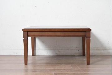 中古　希少な廃番品　maruni(マルニ木工)　地中海シリーズ　上品なセンターテーブル　(R-088477)