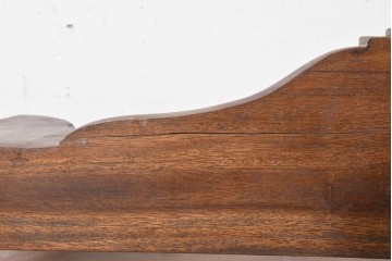 和製ヴィンテージ　神戸洋家具　COLONY HOUSE(コロニーハウス)　クラシカルな彫刻入りの卓上シェルフ　(R-088479)