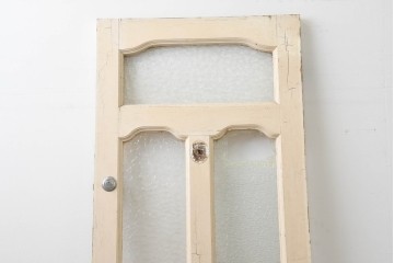イギリスアンティーク建具　1930年頃　ペイントの風合いが魅力の木製ドア1枚　(R-088481)