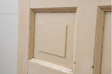イギリスアンティーク建具　1930年頃　ペイントの風合いが魅力の木製ドア1枚　(R-088481)