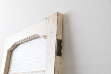 イギリスアンティーク建具　1930年頃　ペイントの風合いが魅力の木製ドア1枚　(R-088481)