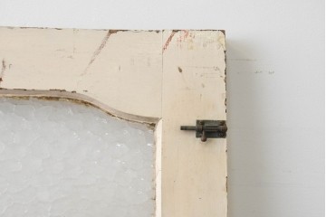 イギリスアンティーク建具　1930年頃　ペイントの風合いが魅力の木製ドア1枚　(R-088481)