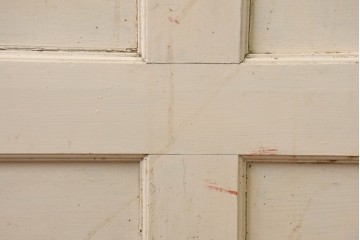 イギリスアンティーク建具　1930年頃　ペイントの風合いが魅力の木製ドア1枚　(R-088481)