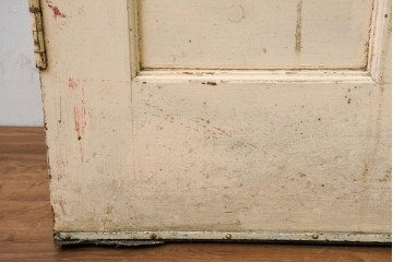 イギリスアンティーク建具　1930年頃　ペイントの風合いが魅力の木製ドア1枚　(R-088481)