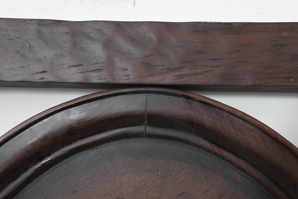 中古建具　店舗のインテリアにもおすすめ!　まるでアート作品のようなオーバル型パネル　(R-088491)
