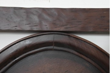 中古建具　店舗のインテリアにもおすすめ!　まるでアート作品のようなオーバル型パネル　(R-088491)