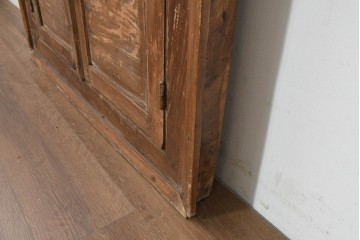 アジアンヴィンテージ建具　異国情緒あふれる枠付き窓1枚　(R-088495)
