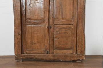 アジアンアンティーク建具　異国情緒あふれる枠付き窓1枚　(R-088496)