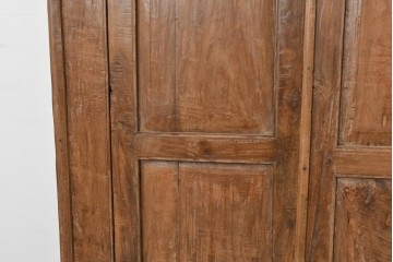 アジアンアンティーク建具　透かし彫りが華やかな枠付き窓1枚　(R-088498)