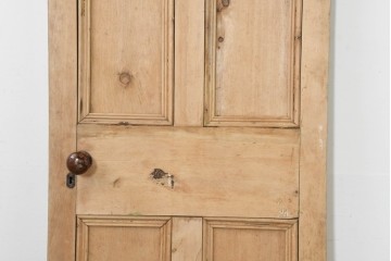 フランスアンティーク建具　パイン材　温かみのある木肌が魅力のドア1枚　(R-088510)