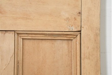 フランスアンティーク建具　パイン材　温かみのある木肌が魅力のドア1枚　(R-088510)