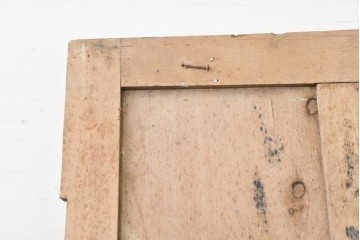 フランスアンティーク建具　パイン材　温かみのある木肌が魅力のドア1枚　(R-088510)