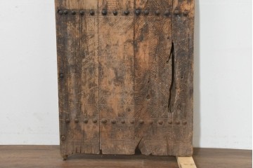 アンティーク建具　モロッコ　プリミティブな雰囲気が味わい深いドア1枚　(R-088521)