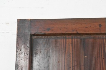 アンティーク建具　明治から大正期　深みのある飴色と際立つ力強い木目が美しい板戸1枚　(R-088522)