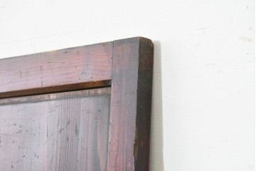 アンティーク建具　明治から大正期　深みのある飴色と際立つ力強い木目が美しい板戸1枚　(R-088522)