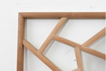 ヴィンテージ建具　1980年頃　氷裂文のような意匠が美しいパネル1枚　(R-088523)