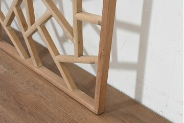 ヴィンテージ建具　1980年頃　氷裂文のような意匠が美しいパネル1枚　(R-088523)