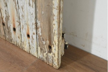 ヨーロッパアンティーク建具　シャビーな風合いが魅力のドア1枚　(R-088524)