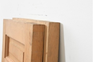 中国ヴィンテージ建具　伝統的な格子意匠が美しい格子窓2枚セット　(R-088525)