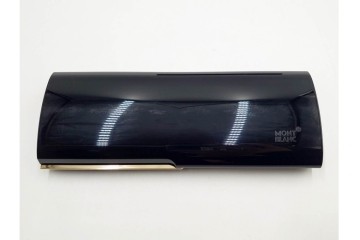 ドイツ　MONTBLANC(モンブラン)　マイスターシュテュック146　14K(14金)　艶やかなブラック軸が上品な万年筆　ケース付き　(R-088553)