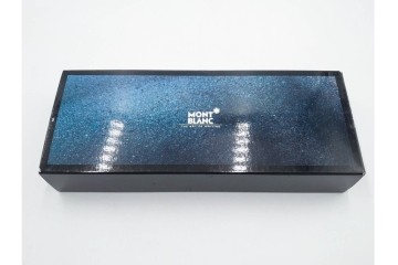 ドイツ　MONTBLANC(モンブラン)　マイスターシュテュック146　14K(14金)　艶やかなブラック軸が上品な万年筆　ケース付き　(R-088553)