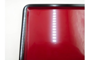 能登輪島塗　藤八屋　木製　蒔絵による花丸文が華やかな御重　共箱付き　(R-088559)