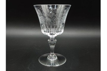 フランス　Baccarat(バカラ)　パルメ　繊細な装飾が上品なワイングラス6点セット　外箱付き　(R-088562)