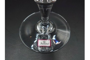 フランス　Baccarat(バカラ)　パルメ　繊細な装飾が上品なワイングラス6点セット　外箱付き　(R-088562)