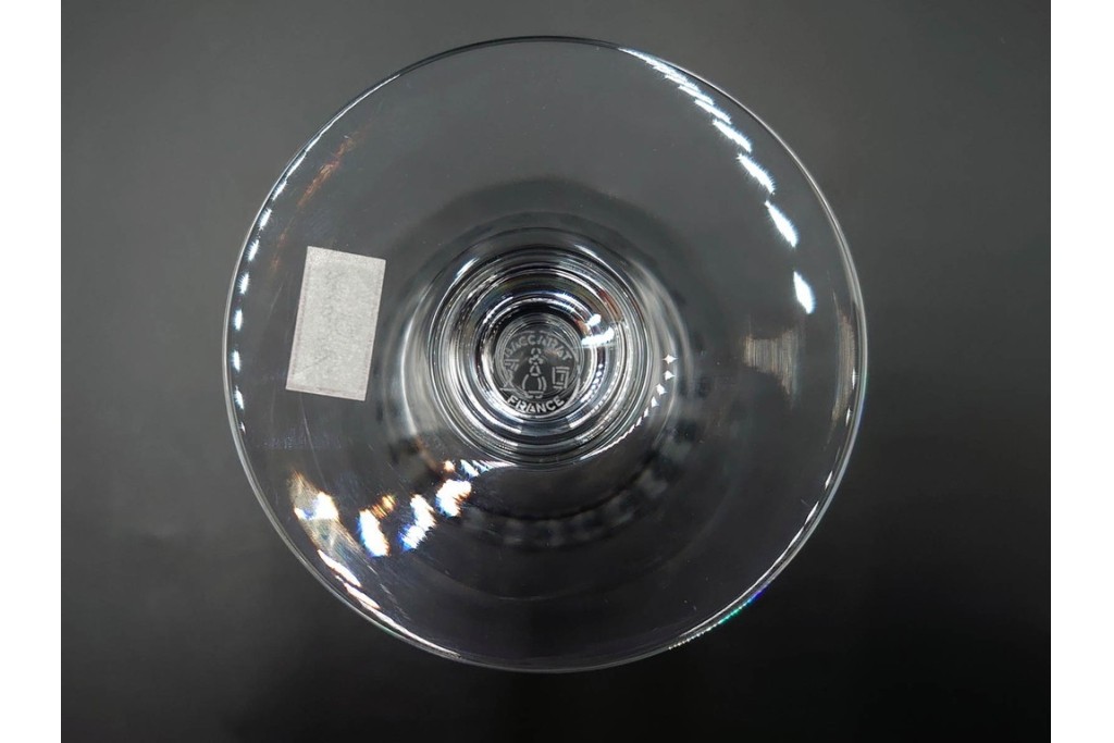フランス　Baccarat(バカラ)　パルメ　繊細な装飾が上品なワイングラス6点セット　外箱付き　(R-088562)