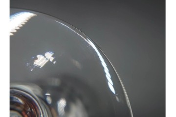 フランス　Baccarat(バカラ)　パルメ　繊細な装飾が上品なワイングラス6点セット　外箱付き　(R-088562)