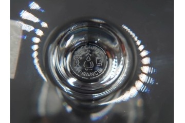 フランス　Baccarat(バカラ)　パルメ　繊細な装飾が上品なワイングラス6点セット　外箱付き　(R-088562)