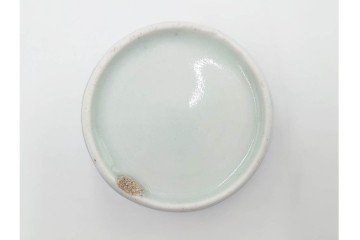 江戸期　古伊万里　染付　水仙文・瓔珞文・草花文　それぞれ異なる意匠が魅力のそば猪口3点セット　(R-088567)