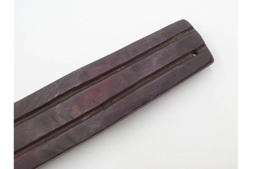 李朝　木製　花や魚などの意匠が彫り込まれた餅型・菓子型6点セット　(R-088575)