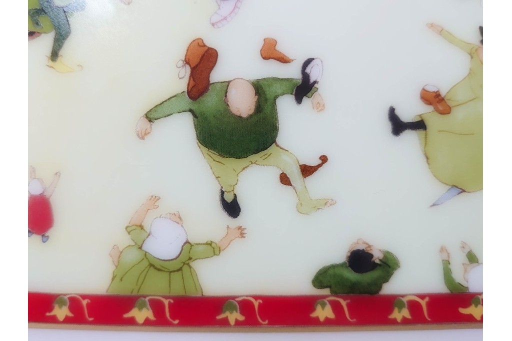 真作　大倉陶園(OKURA/OAC)　リスべート・ツヴェルガー　25/100　「ティル・オイレンシュピーゲルのゆかいないたずら」　陶板画　外箱付き　(R-088577)