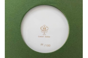 真作　大倉陶園(OKURA/OAC)　リスべート・ツヴェルガー　88/100　アンデルセン童話を題材にした陶板画　外箱付き　(R-088578)