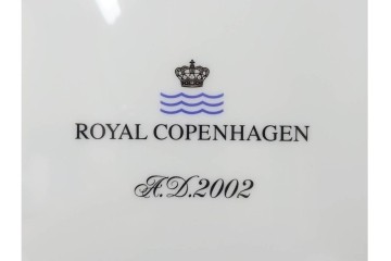 真作　2002年　デンマーク製　ROYAL COPENHAGEN(ロイヤルコペンハーゲン)　リスベート・ツヴェルガー　143/300　「ノアの方舟」　陶板画　外箱付き　(R-088579)
